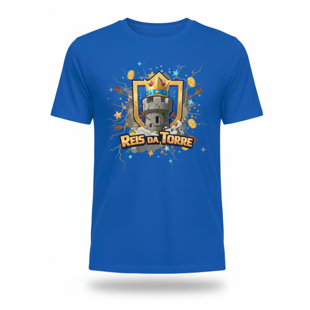 Camisa oficial Reis da Torre Algodão azul