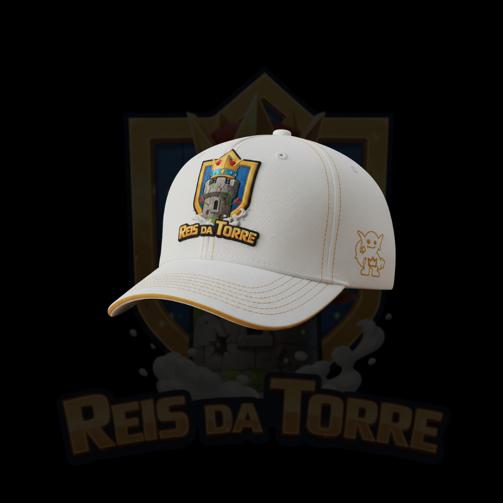 Boné oficial Reis da Torre cor branca
