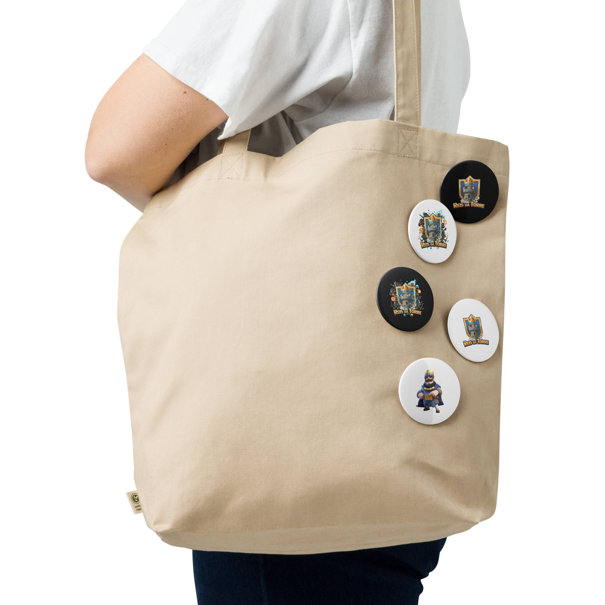 Kit de Bottons Oficiais Reis da Torre (Kit com 5 unidades)